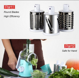 3 in 1 Multifunctional Vegetable Cutter & Slicer-Red