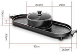 Multifunctional hot pot, electric barbecue grill household electric baking tin