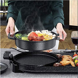 Multifunctional hot pot, electric barbecue grill household electric baking tin