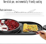 Multifunctional hot pot, electric barbecue grill household electric baking tin