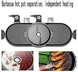 Multifunctional hot pot, electric barbecue grill household electric baking tin