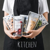 Kit 10 Food Containers with Reusable Zipper