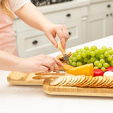 Bamboo Cheese Cutting Board Set-1 Drawer