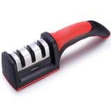 Eworld Professional 3 Stages Knife Sharpener Knife Grinder Non-Slip Silicone Rubber Quick  Knife Sharpening Kitchen Tools