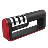 Eworld Professional 3 Stages Knife Sharpener Knife Grinder Non-Slip Silicone Rubber Quick  Knife Sharpening Kitchen Tools