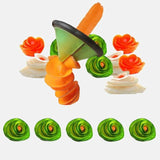 Portable Spiralizer Vegetable Brushes Cutter Fruit Slicer Handheld Peeler For Potatoes Salad Tools kitchen gadgets accessories